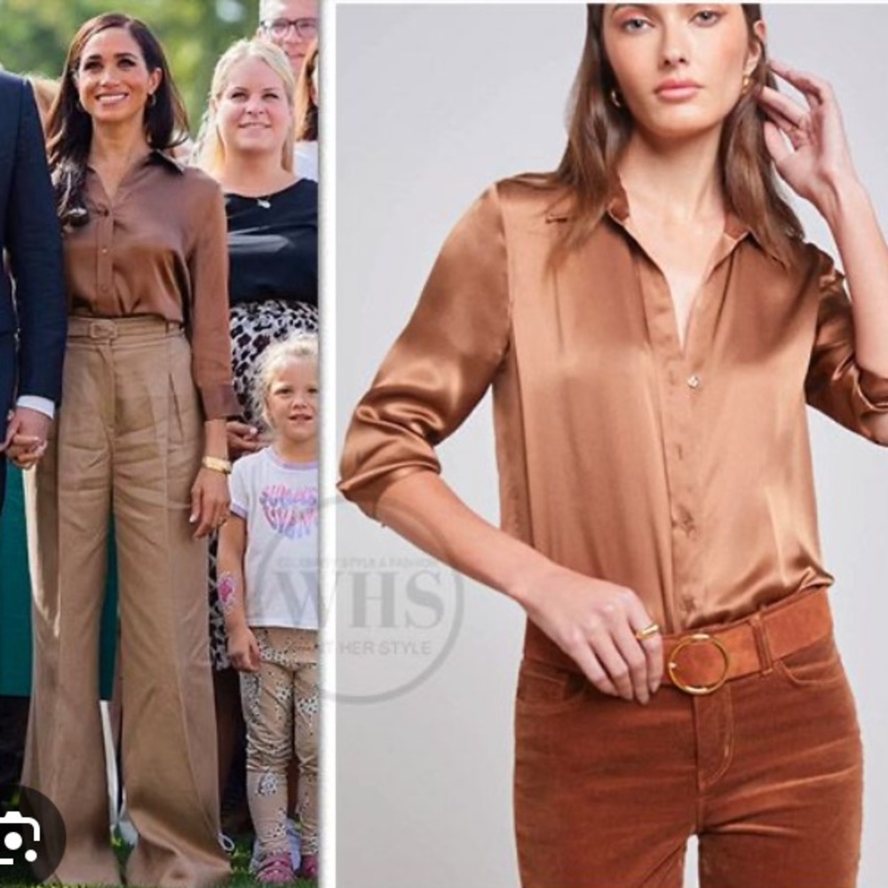L’Agence Silk top! NWOT